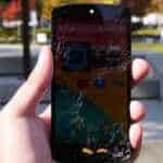 Broken screen or just a front glass phone repair