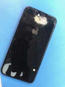 iPhone 8 plus back glass during removal