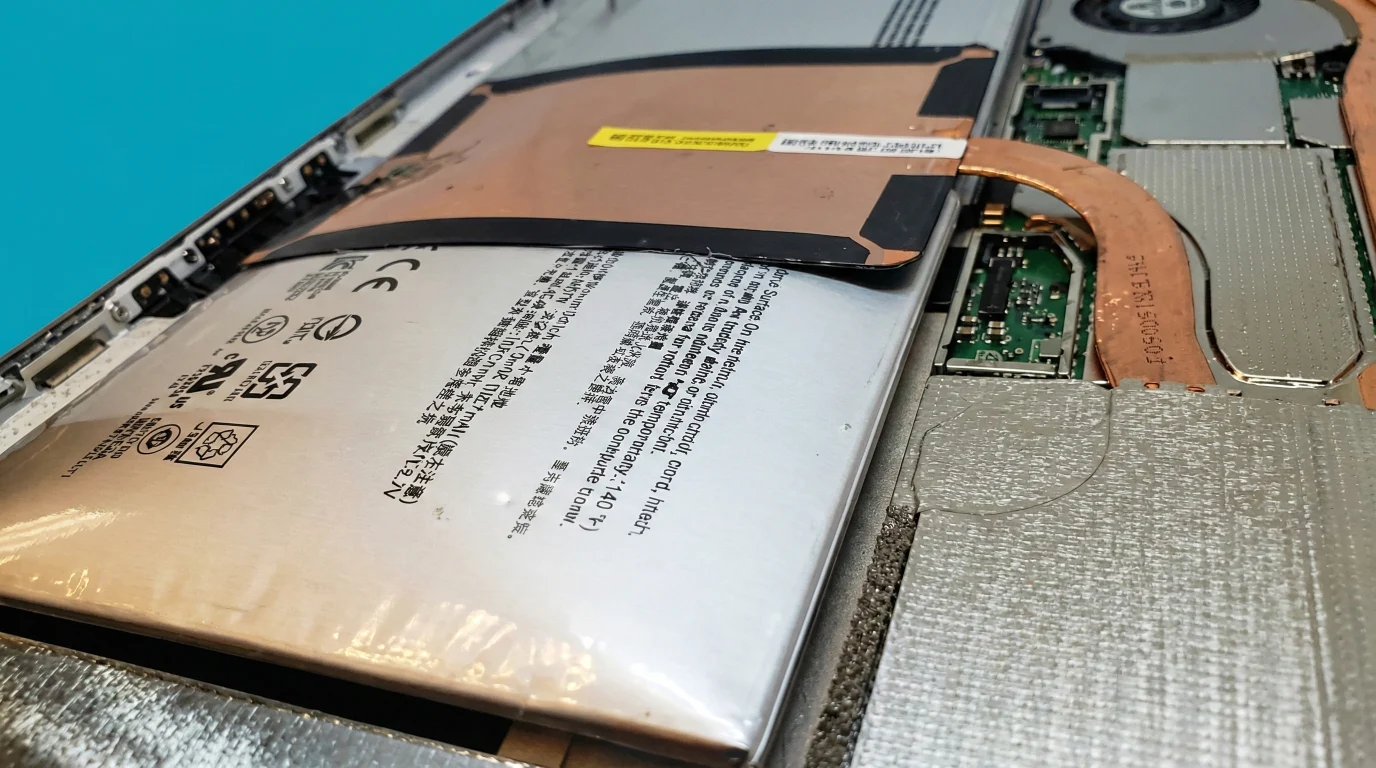 Surface Pro 7 swollen battery replacement